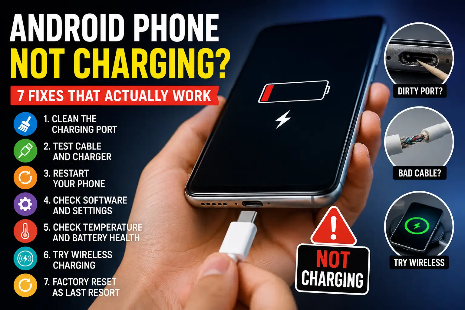 Android Phone Not Charging