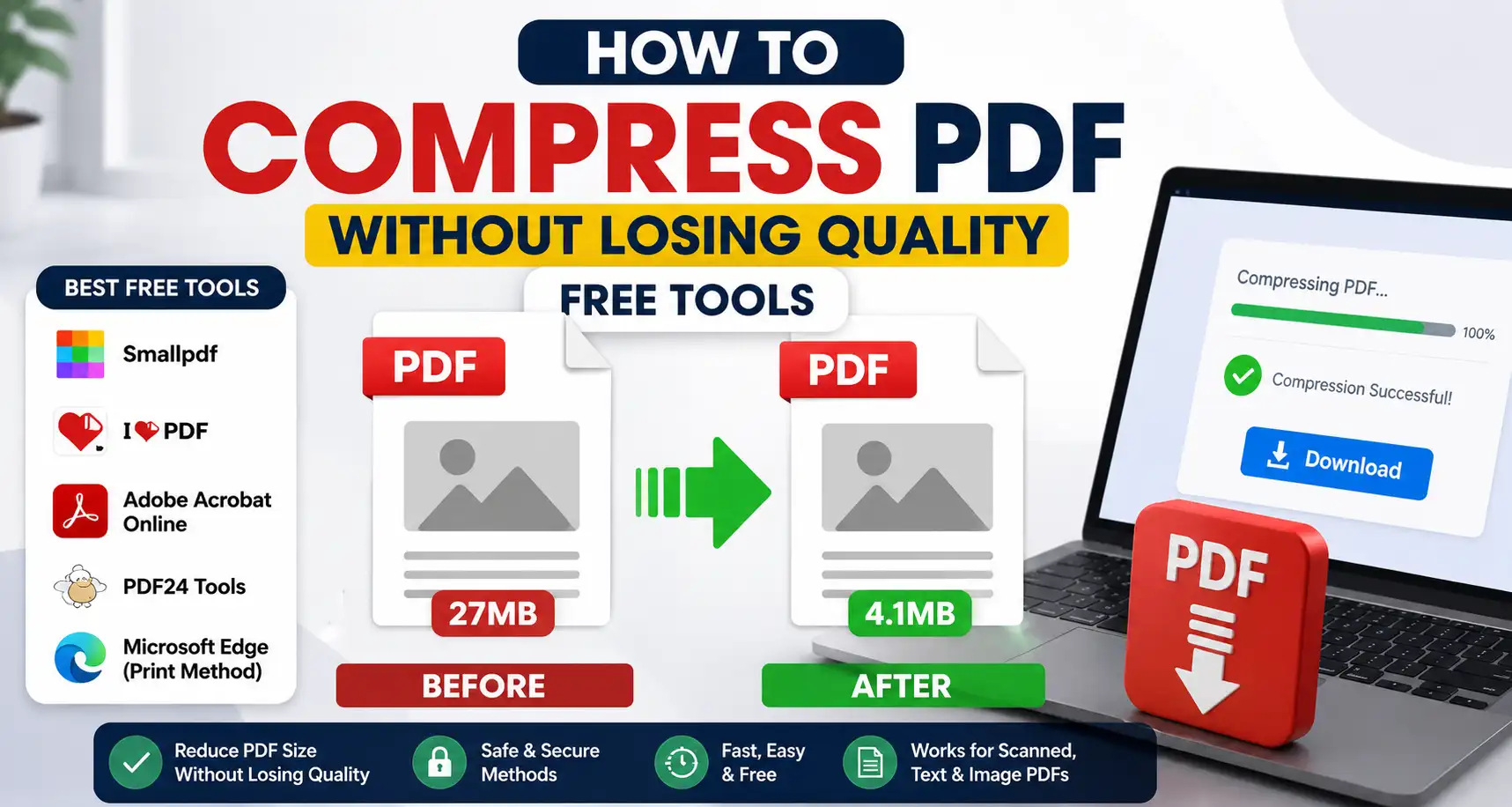 How to Compress PDF Without Losing Quality