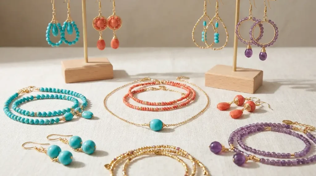 Handmade jewelry product photos for Etsy listing
