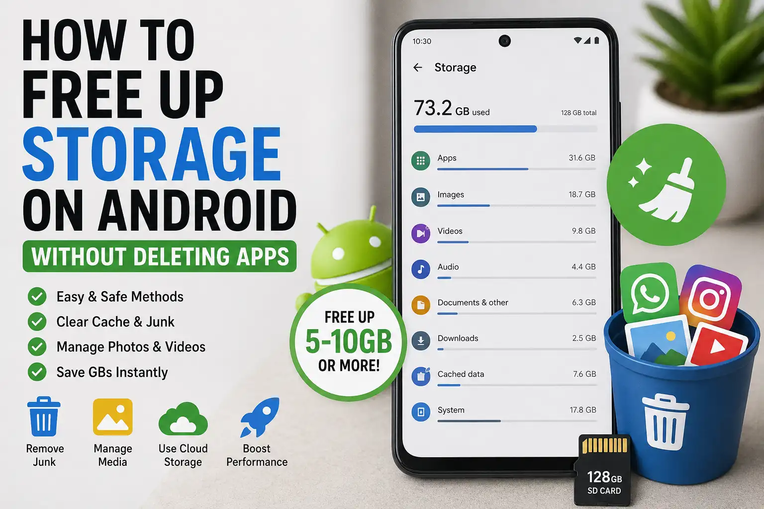 How to Free Up Storage on Android Without Deleting Apps