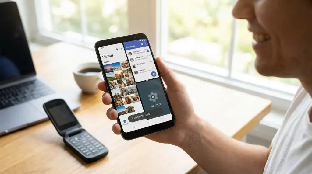 How to Transfer Data from Old Android to New Android Phone (2026 Guide – No Stress) 13 Successfully transferred data to new Android phone – everything working