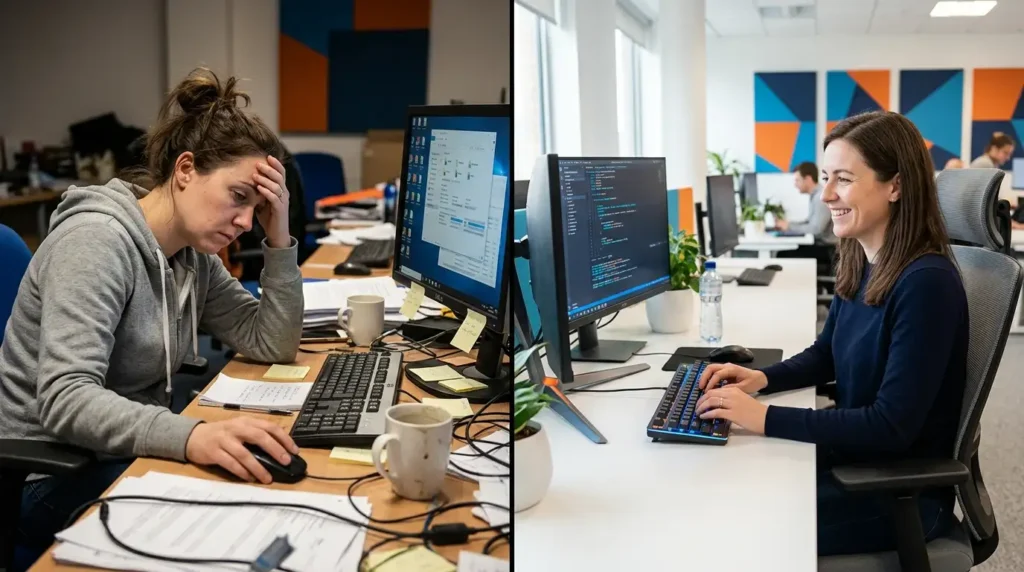 20 Windows Keyboard Shortcuts That Will Save You Hours Every Week 7 frustrated-mouse-user-vs-keyboard