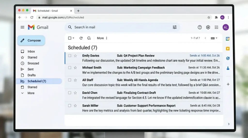 How to Schedule Emails in Gmail (Send Later Feature) – A Practical Guide 10 gmail-scheduled-folder