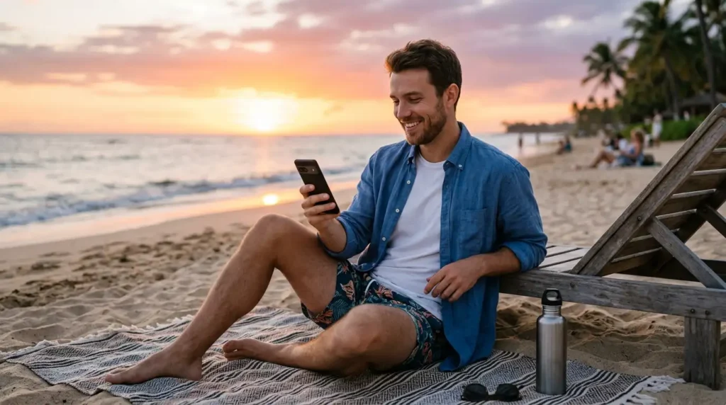 How to Set Up Auto-Reply in WhatsApp on Android (2026 Guide) 11 person-using-whatsapp-auto-reply-vacation