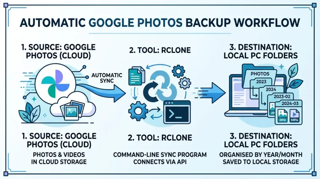 How to Automatically Backup Google Photos to PC (2026 Guide) 2 rclone-google-photos-setup