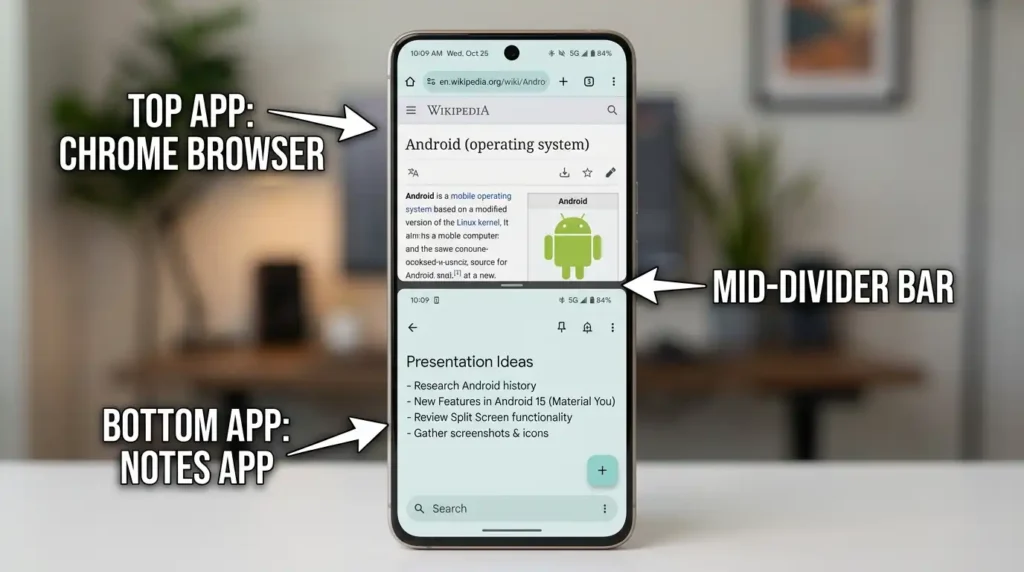How to Use Split Screen on Android: Real Multitasking Guide for 2026 8 split-screen-example