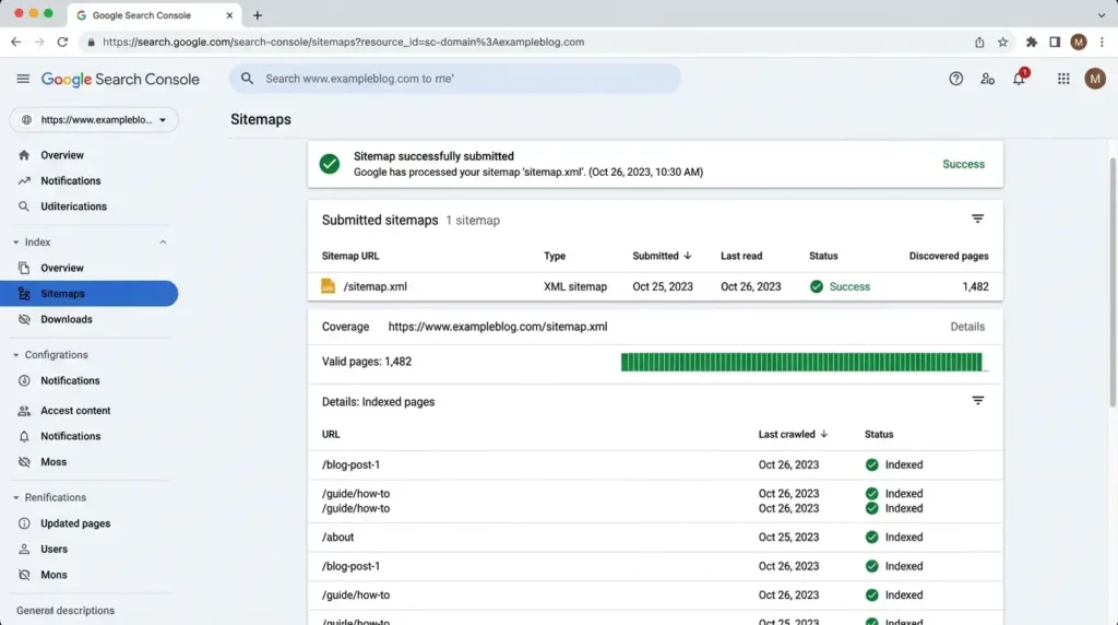 How to Submit Website to Google Search Console (Step-by-Step 2026) 8 submit sitemap in google search console