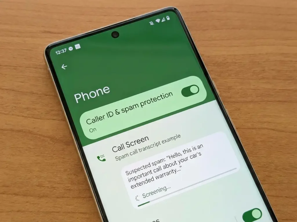 Block spam calls on Android – Caller ID & spam protection and Call Screen 2026